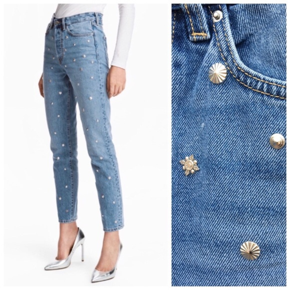 Embellished Mom Jeans